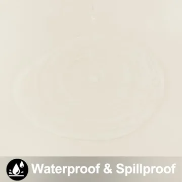 Smiry 52x70 Inch Waterproof Table Cloth - Beige