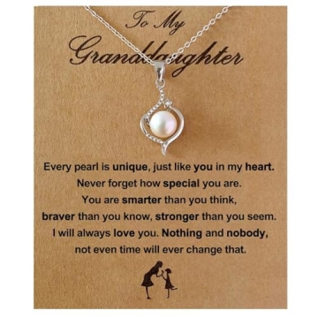 Perfect Gifts for Teen Girls: Sterling Silver Pearl Heart Necklace