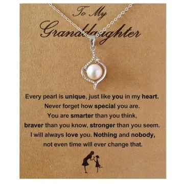 Perfect Gifts for Teen Girls: Sterling Silver Pearl Heart Necklace