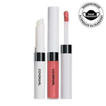Covergirl All-Day Lip Color with Topcoat in Coral