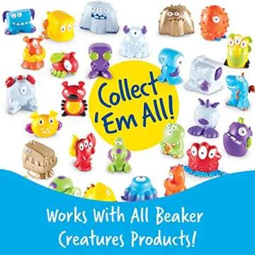 Learning Resources Beaker Creatures Liquid Reactor Super Lab,Ages 5+,15 pieces, Homeschool, STEM, Science Exploration Toy, Science Kit