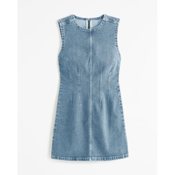 Chic Wenrine Women's Denim Mini Dress for Summer Looks