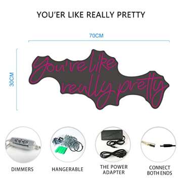 You're like really pretty LED Neon Light for Parties