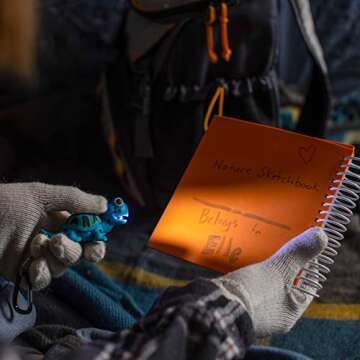 WildLight Animal Carabiner Flashlight for Kids and Nurses