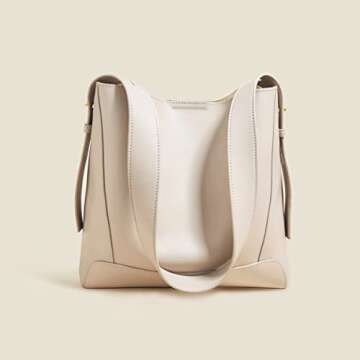 Elegant Bucket Hobo Bag for Women - Designer Leather Purse