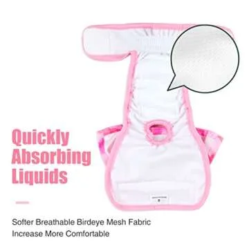 Wegreeco Washable Dog Diapers for Female Dogs - X-Large