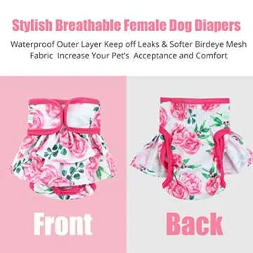 Wegreeco Washable Dog Diapers for Female Dogs - X-Large