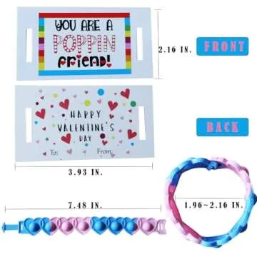 UAUOCU Valentines Day Gifts for Kids Classroom, 28 Valentine Cards Bulk for School Class Prizes Party Favors Boys Girls Exchange Gift, Goodie Fillers Crafts Boxes