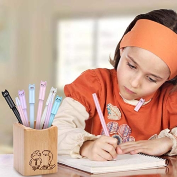 Cute Cat Gel Pens Set - 24 Pack for School & Office