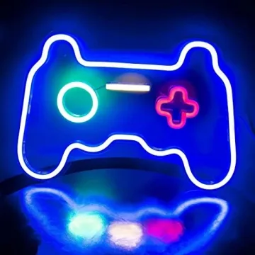 Vibrant Neon Signs for Gamer Room Decor and Gifts