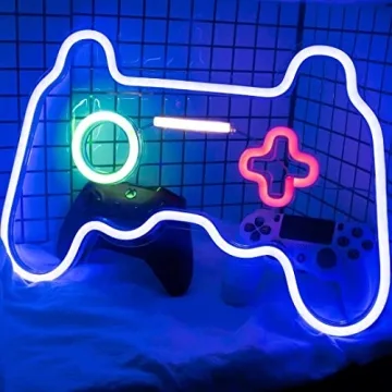 Vibrant Neon Signs for Gamer Room Decor and Gifts