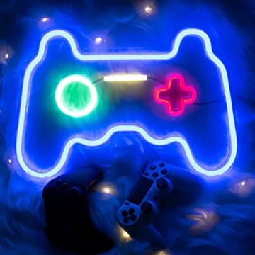 Vibrant Neon Signs for Gamer Room Decor and Gifts
