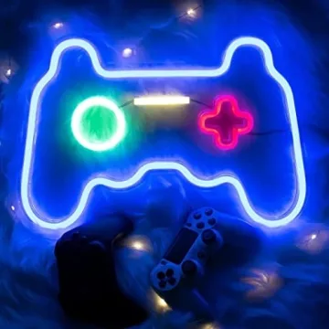 Vibrant Neon Signs for Gamer Room Decor and Gifts