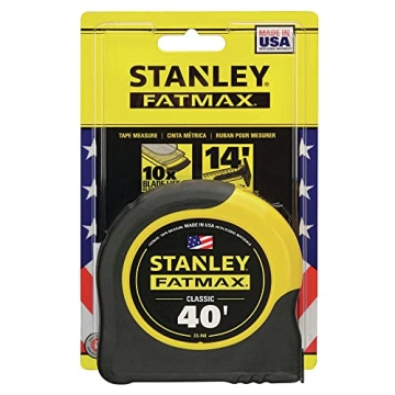 Stanley FatMax 40-Foot Tape Measure with Blade Armor