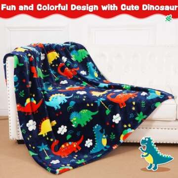 Lukeight Toddler Blanket for Boys and Girls, Plush Thick Kids Baby Blanket for Crib Stroller, Birthd...