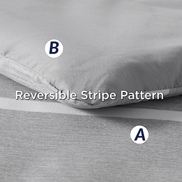 Bedsure Twin XL Comforter Set Soft Luxurious Grey Bedding