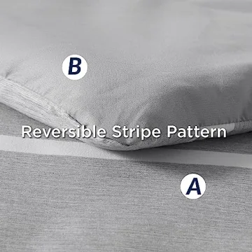 Bedsure Twin XL Comforter Set Soft Luxurious Grey Bedding