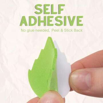 4E's Novelty Thankful Tree Craft Kit 12-Pack, Foam, Self-Adhesive - 11” Tree of Thanks, Thanksgiving Tree Craft, Ideal for Fall Crafts for Kids 4-8, Perfect Gratitude Tree Kit with Leaves to Write On