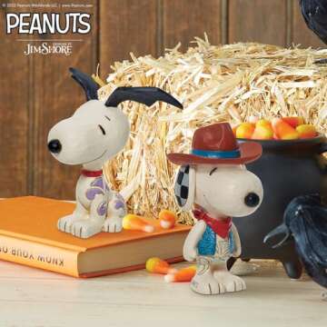 Enesco Jim Shore Peanuts Snoopy Cowboy Mini