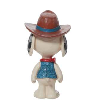 Enesco Jim Shore Peanuts Snoopy Cowboy Mini
