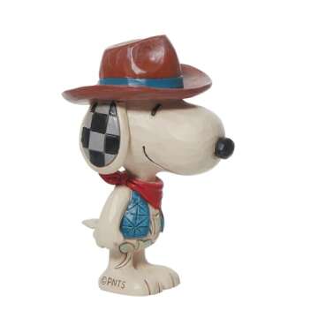 Enesco Jim Shore Peanuts Snoopy Cowboy Mini