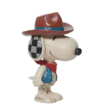 Enesco Jim Shore Peanuts Snoopy Cowboy Mini