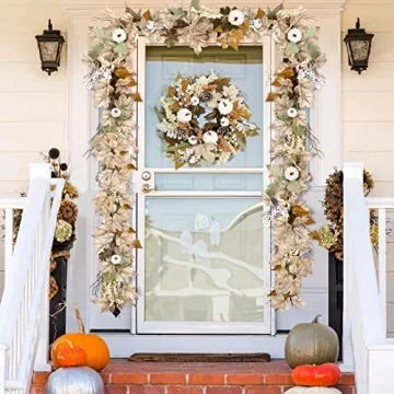 Stunning 6Ft Fall Garland for Autumn Decor
