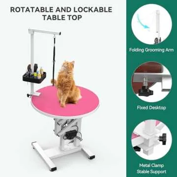 Electric Lift Dog Grooming Table for Easy Home Grooming
