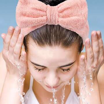 UMIKU 8 Pack Facial Headbands for Women - Soft Coral Fleece Cosmetic and Skincare Head Wraps for Mak...