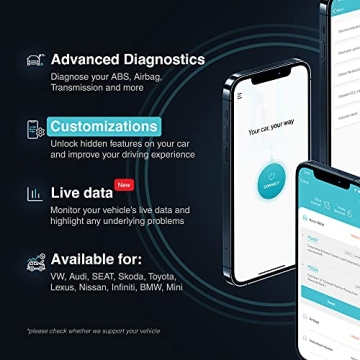 Carista OBD2 Bluetooth Scanner for Your Vehicle