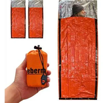 Emergency Sleeping Bag Survival 2 Pack for Camping
