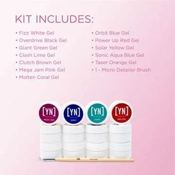 Young Nails Precision Gel Kit for Stunning Nail Art