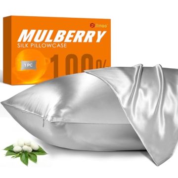 Indulge in Luxurious 100% Mulberry Silk Pillowcase for Hair & Skin