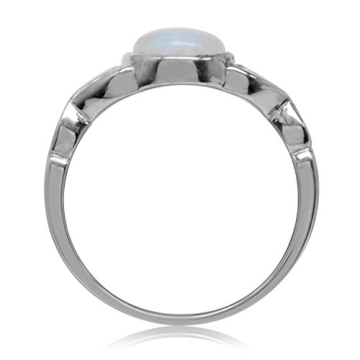 Elegant Silvershake Moonstone Silver Ring for All Occasions