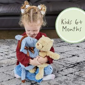 KIDS PREFERRED Baby Classic Winnie the Pooh and Friends Stuffed Animal original version 9 Inch, Pooh