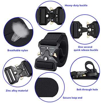 Ginwee Tactical Belts: Quick-Release & Multi-Purpose Style