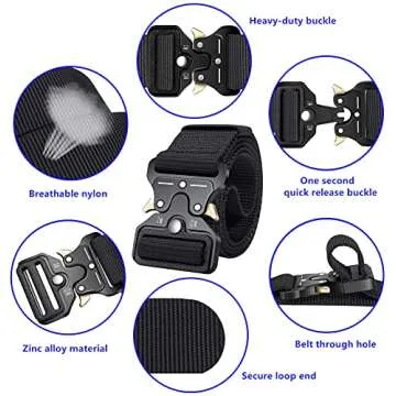Ginwee Tactical Belts: Quick-Release & Multi-Purpose Style