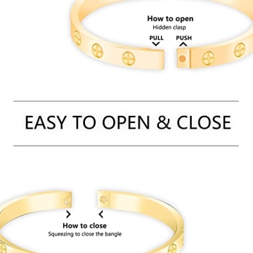 Elegant Cubic Zirconia Bangle for Women - Versatile Bracelet