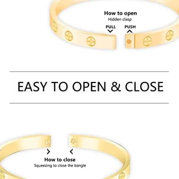 Elegant Cubic Zirconia Bangle for Women - Versatile Bracelet