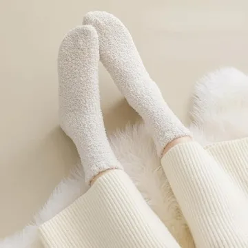 7 Pair Fuzzy Socks for Women Warm Stylish Winter Gift