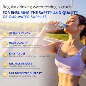 125 ct Drinking Water Test Strips for Home Testing