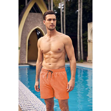 COOFANDY Men's Quick Dry Swim Trunks for Summer Fun