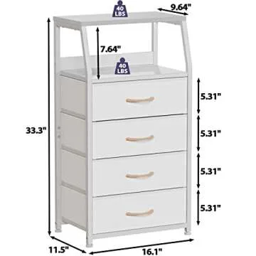 Elegant 4-Drawer Dresser for Versatile Storage Solutions