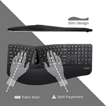 Buy Perixx Periduo-605 Ergonomic Wireless Keyboard and Mouse