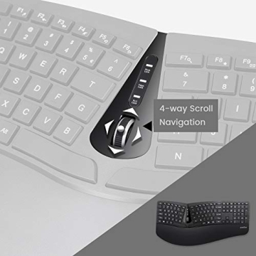 Buy Perixx Periduo-605 Ergonomic Wireless Keyboard and Mouse