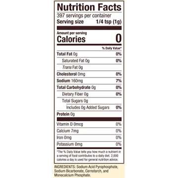 Bob's Red Mill Baking Powder 14 oz (2 Pack) - Double Acting Baking Powder - No Added Aluminum - Baking Powder Double Pack (14 oz each, 28 oz total)