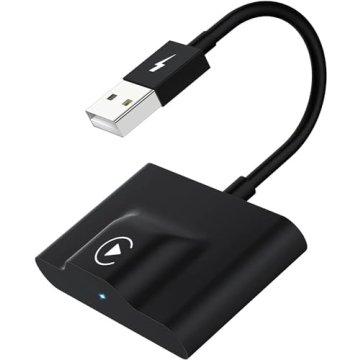 Teeran CarPlay Wireless Adapter for Factory Wired CarPlay 2024 Upgrade Plug & Play Dongle Converts W...