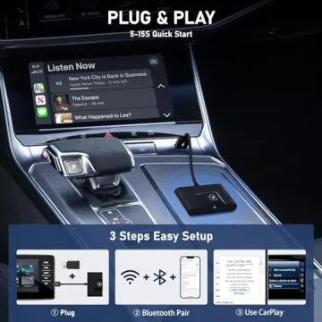 Teeran Wireless CarPlay Adapter - Easy Setup, Universal Fit