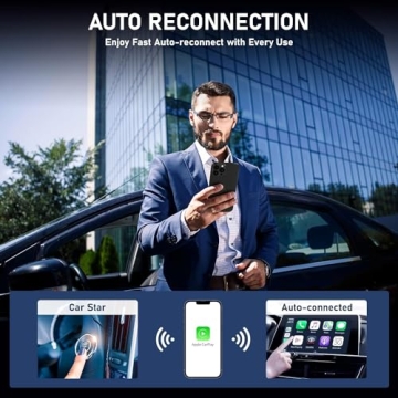 Teeran Wireless CarPlay Adapter - Easy Setup, Universal Fit