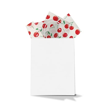Cherries Printed Tissue Paper for Gift Wrapping and Bags